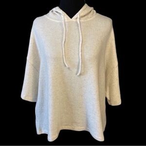 JOHNNY WAS CALME Hooded Cozy Linen Blend Tee